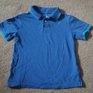 Little boys size 4 blue polo shirt